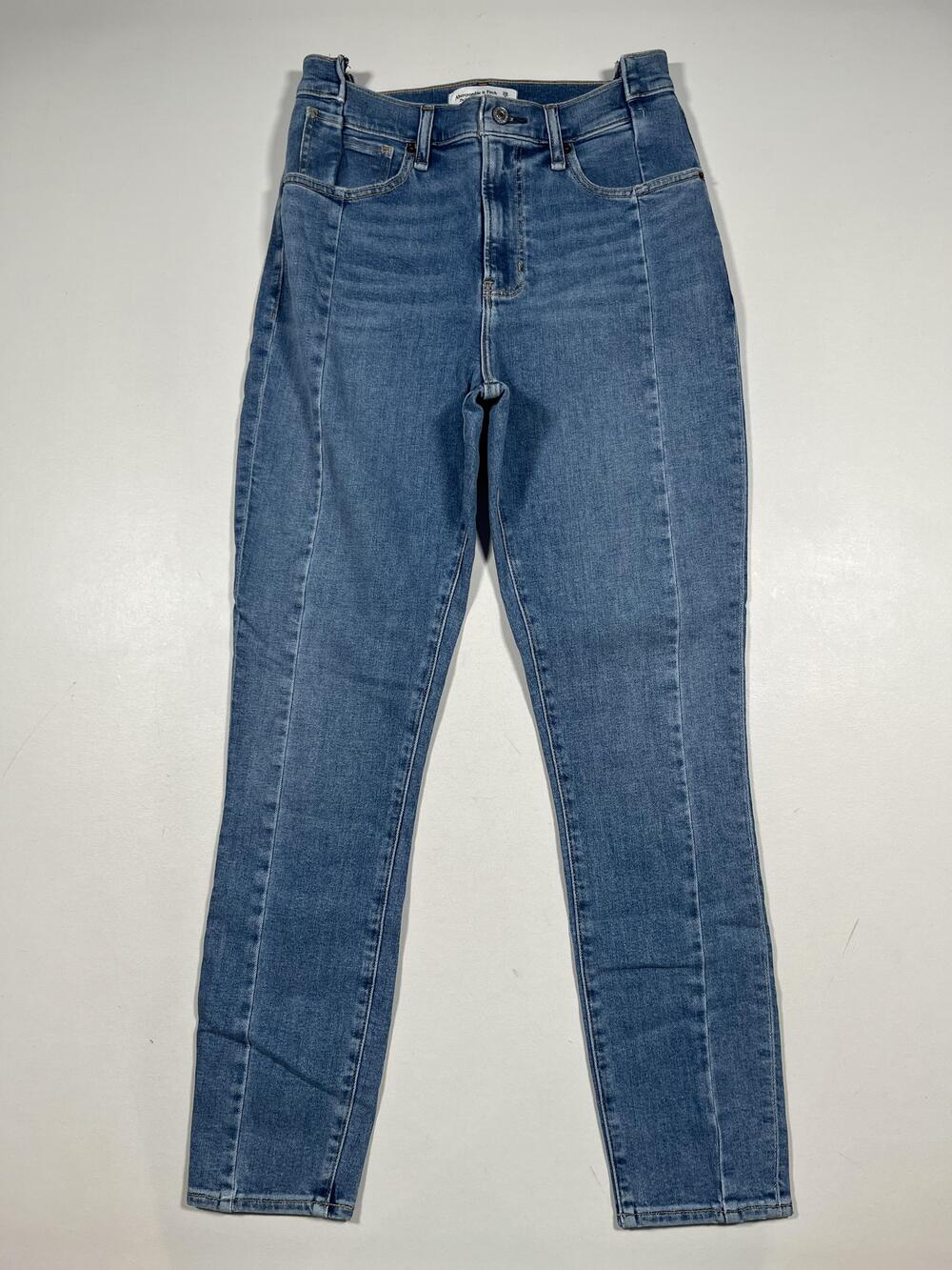 Abercrombie & Fitch Jeans Womens 28 6 Blue Skinny Ankle High Rise Curve Love